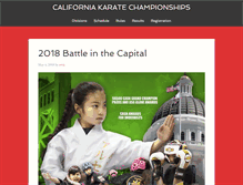 Tablet Screenshot of ckchampionships.com